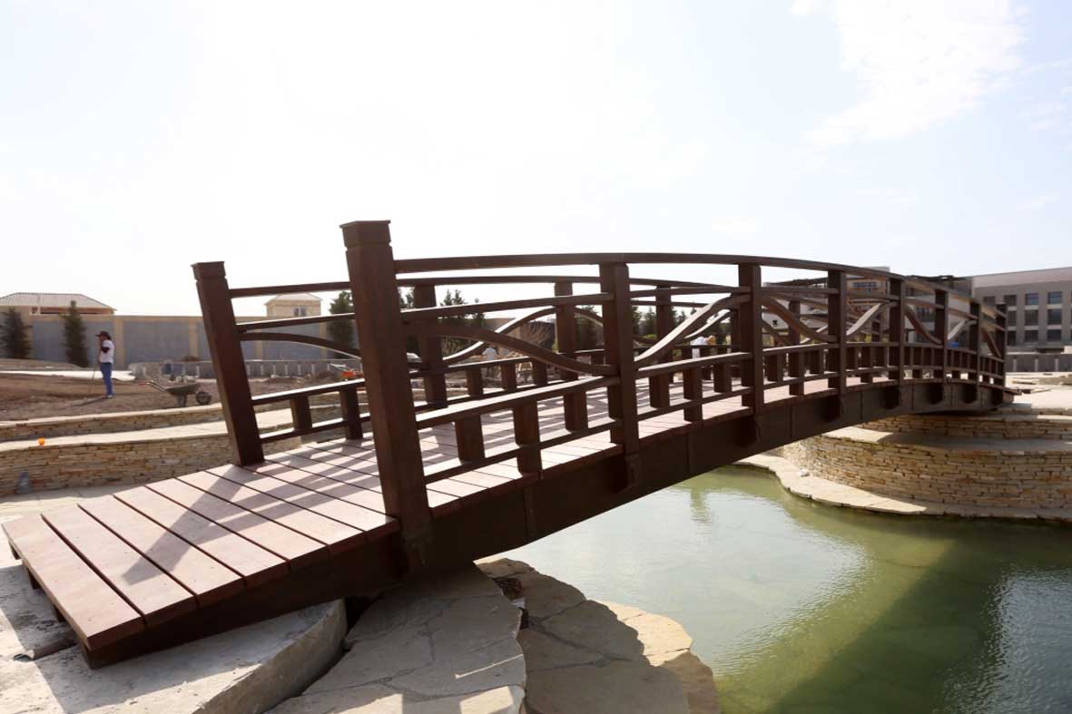 Glulam Wooden Bridge · Taxta İşləri - IDEA.AZ