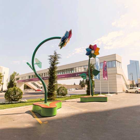 Solar Flower Sculpture · Другие решения - IDEA.AZ