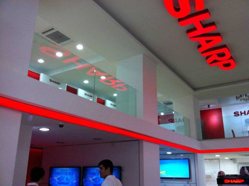 Sharp Showroom · Expo Stands Portfolio - IDEA.AZ