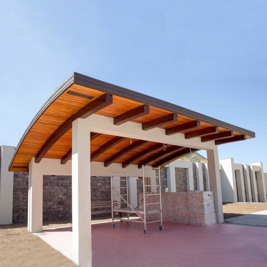 Glulam Wooden Structure · Estructura personalizada - IDEA.AZ