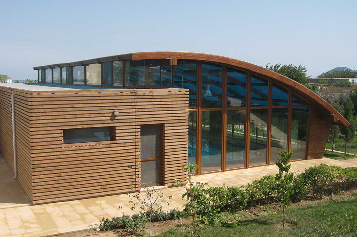 Glulam Pool · Taxta İşləri - IDEA.AZ