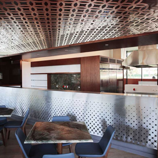 Aluminium Ceiling · Cutting & Covering - IDEA.AZ