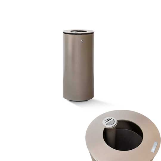 Bravo Solid with ashtray · Litter & Recycling Bins - IDEA.AZ