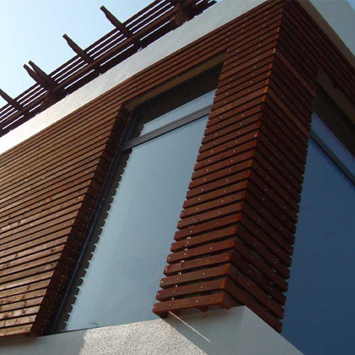 Mardakan Wooden Facade · Fachadas y Revestimientos - IDEA.AZ